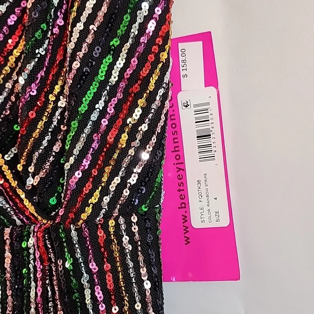 🚨 1 Day 1 left Betsy Johnson sequin dress NWT - Picture 4 of 11